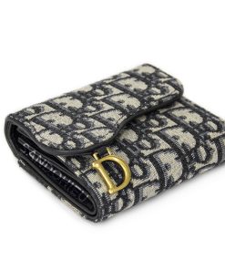 Ví Dior Saddle Lotus Wallet