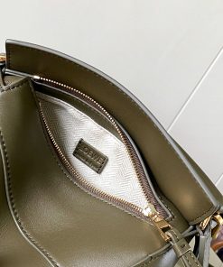 túi loewe puzzle size mini olive